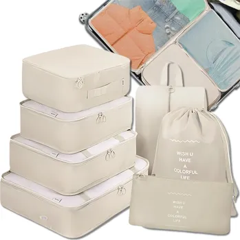 Camerazar Cestovní sada sedmi vodotěsných organizérů do kufrů