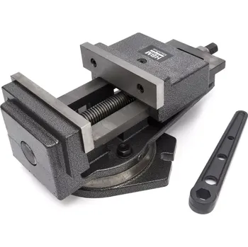 Svěrák Litinový strojní svěrák s odnímatelnou otočnou základnou pro strojní obrábění - šířka čelistí 160 mm, 18 kg (TrueTech)