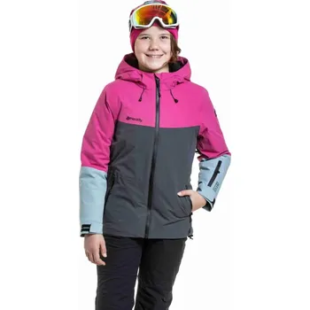 Dětská bunda na lyže/snowboard Meatfly Deliah Girls Jaacket 25/26 Grey Dark/Pink 158