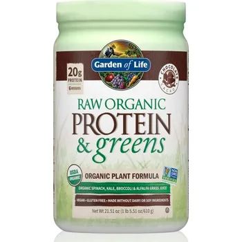 Protein Garden of Life RAW Protein & Greens Organic Chocolate rostlinný protein příchuť Chocolate 610 g