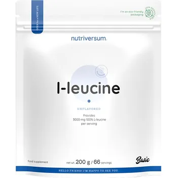 Fitness strava Nutriversum Basic L-Leucine 200g