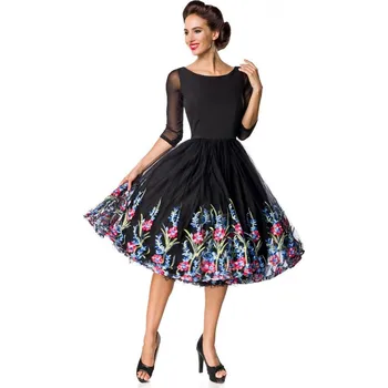 Dámské šaty TopMode Společenské šaty s vyšívanou sukní 811986