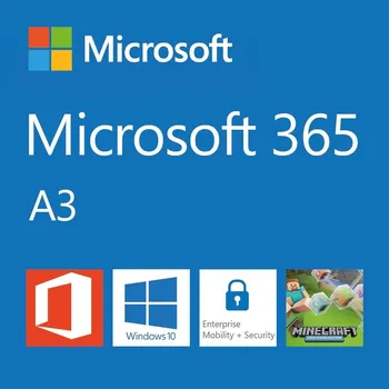 Elektronická licence: Microsoft CSP Microsoft 365 A3 for students (pro studenty) předplatné 1 rok, vyúčtování ročně
