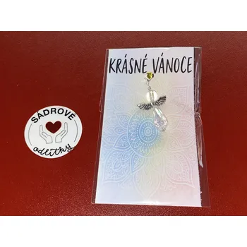 HandMade by VeJa Dárková karta - Krásné Váoce (duhová mandala)