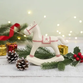 Vánoční dekorace Dekorace kůň X4201