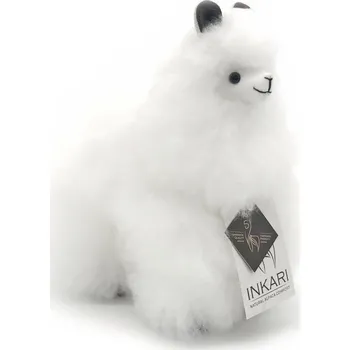 plyšák Inkari lama (23 cm) Barva: Ivory White