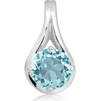 Přívěsek Derat Blue Topaz - stříbrný přívěsek s modrým topazem