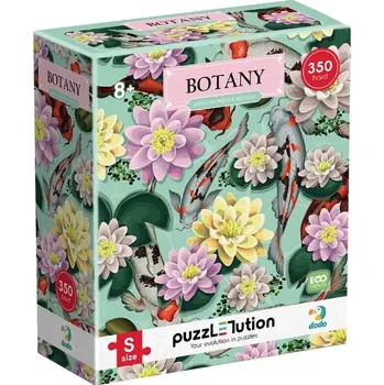 Puzzle Puzzle Botany: Lotosové květiny a koi kapři 350 dílků