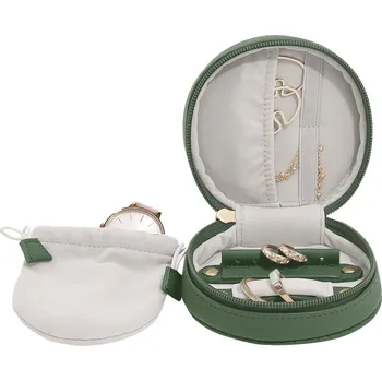 Šperkovnice Stackers, Cestovní pouzdro na šperky Stackers, kulaté, smaragdové - Formadore