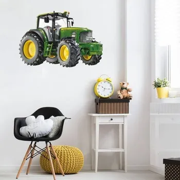 Samolepící dekorace Inspio Dětské samolepky na zeď pro kluky - Traktor N.1 - 65x95cm