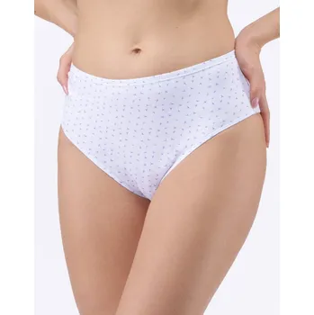 Kalhotky GINA 11093P Kalhotky klasické ve větších velikostech Barva: Černá-Hortenzie, Velikost: XL/XXL