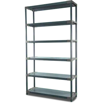 Dílenský regál Regál plastový JUPITER-6 222x100x46 PVC