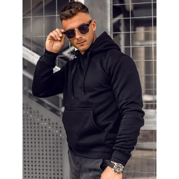 Pánská mikina Pánská mikina klokanka s kapucí černá Bolf MB001A - M