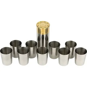 Láhev Panáky Cartridge, 9 kusů, Jack Pyke