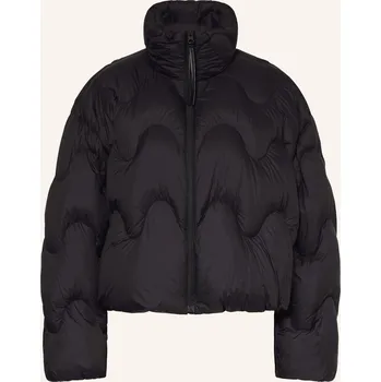 Mrs & Hugs Dámská Péřová Bunda, černá, 40