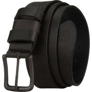 Opasek Pánský opasek z pravé kůže v černé barvě - Peterson (105)