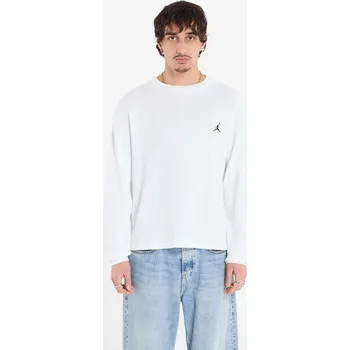 Pánské tričko Tričko Jordan Flight Mountainside Men's Long-Sleeve Waffle Shirt White/ Black L