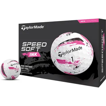 Golfový míček TaylorMade SpeedSoft Ink Golf Balls, Pink