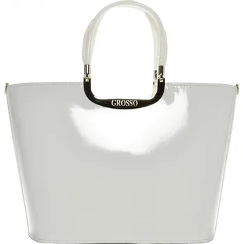 Kabelka Elegantní bílá kabelka S7 lak