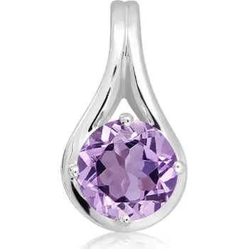 Přívěsek Derat S Amethyst - stříbrný přívěsek s ametystem