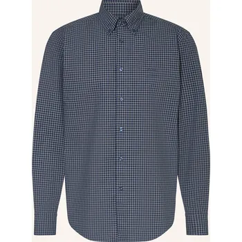 Pánská móda Boss Pánská Košile Regular Fit, modrá / tmavě modrá / bílá, 44