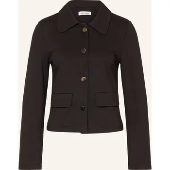 Dámský blejzr More & More Dámská Žerzejová Bunda Hranatého Střihu, černá, 46