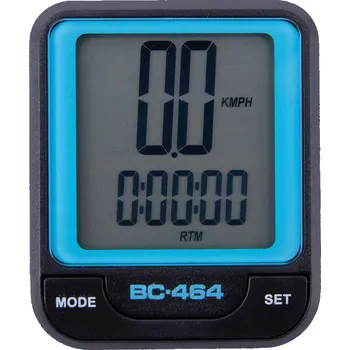 Tachometr cyklocomputer CONTEC Computer CBC-464 Wire black/neoblue