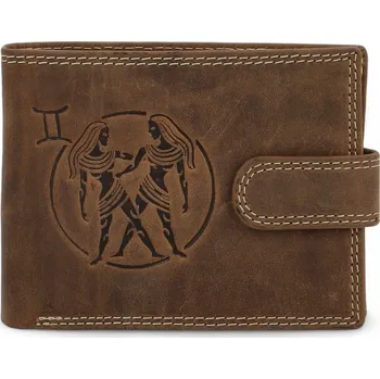 Peněženka JUNI PÁNSKÁ PENĚŽENKA 033L BLÍŽENCI HU BR HNĚDÁ Barva: HNĚDÁ, Velikost: UNI