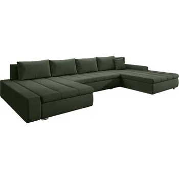 Sedací souprava Rozkládací rohová sedačka TAMARIS zelená