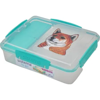 Dóza na potraviny Svačinový box Sistema - shiba-inu (objem 975 ml)