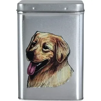 Dóza na potraviny Plechová dóza - hovawart (objem 1,5 l)