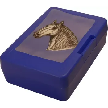 Dóza na potraviny Plastový box - Starokladrubský kůň (objem 0,9 l / 1,2 l)