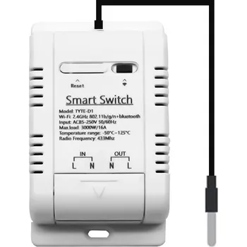 vypínač Spínač s měřením teploty a spotřeby Tuya T16 POW