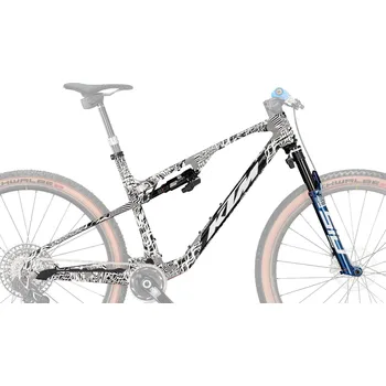 Horské kolo Rám na kolo KTM SCARP EVO3 29" 2026 WHITE ERLKOENIG Barva: Bílá, Velikost: S Rámový set 29" XC Carbon s elektronickým odpružením RockShox Flight Attendant