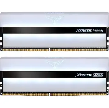 Operační paměť TeamGroup T-Force Xtreem ARGB 16GB(2x8GB) 3200 MHz bílá (TF13D416G3200HC16CDC01)