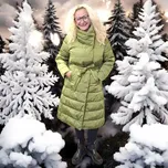 Zimní kabát Helli Barva: Olivová, Velikost: XXL, Size system: INT