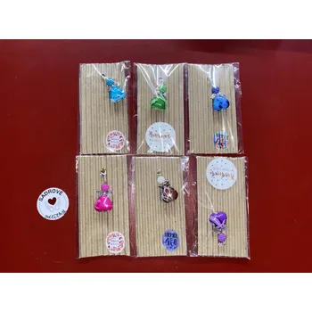 HandMade by VeJa Dárková karta HP - vlnitý podklad s velkým srdcem andílka