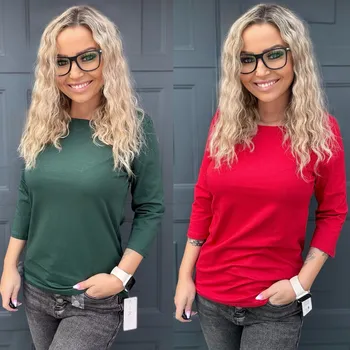 Dámské tričko Basic triko ZORA - menší Barva: Červená