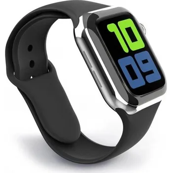 Řemínek na hodinky Swissten řemínek pro apple watch silikonový 42 / 44 / 45 / 49 mm černý