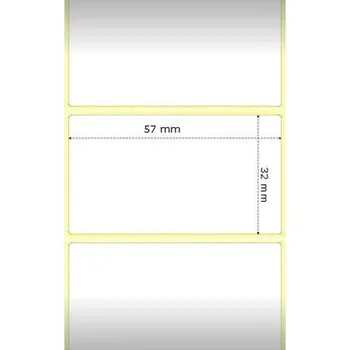 Kancelářský papír Zebra Z-Select 2000D/ role štítků / termální papír / 57x32mm - MOQ 12ks