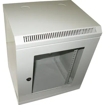 Rozvaděč XtendLan Skříň 10", 12U, 280x350, šedý, prosklený