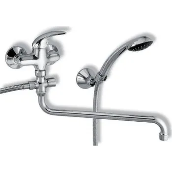 Vodovodní baterie Vanová paneláková baterie 150 mm Metalia 55 chrom -lék páka