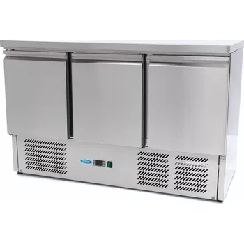 Maxima Pultový CHLADÍCÍ STŮL - 137 cm - 3 dveře | 09400435