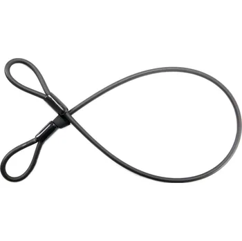 Zámek na kolo zámek CONTEC Loop Cable Powerloc 10mmX120cm black
