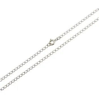 Řetízek Řetízek Pancr plný, 50 cm, 2,32 g, bílé Au 585