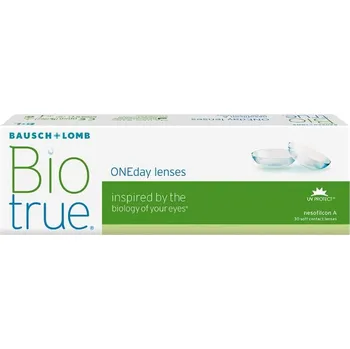 Jednodenní kontaktní čočky Bausch+Lomb BioTrue, -1,BC 8.6, DIA 14.2, 30 čoček