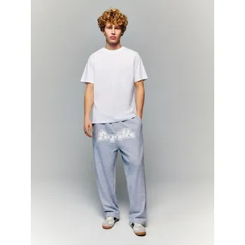 Pánské kalhoty Tepláky s potiskem - M - House - šedá - 970IG-85M