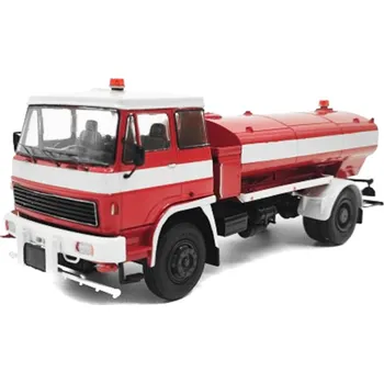 autíčko Škoda LIAZ 100.850 SA8 červená / bílá 1:43 - Premium ClassiXXs Škoda LIAZ 100.850 SA 8 cisterna - kovový model