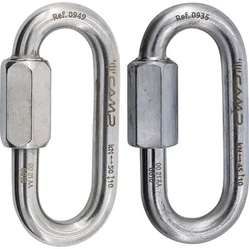 pomocná karabina CAMP Oval Quick Link Průměr: 10 mm