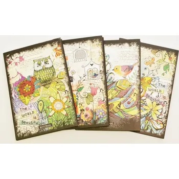 Zápisník Designová záznamní kniha Fresh, ohebné desky, formát B5, 120listů, linka, 70g - mix motivů